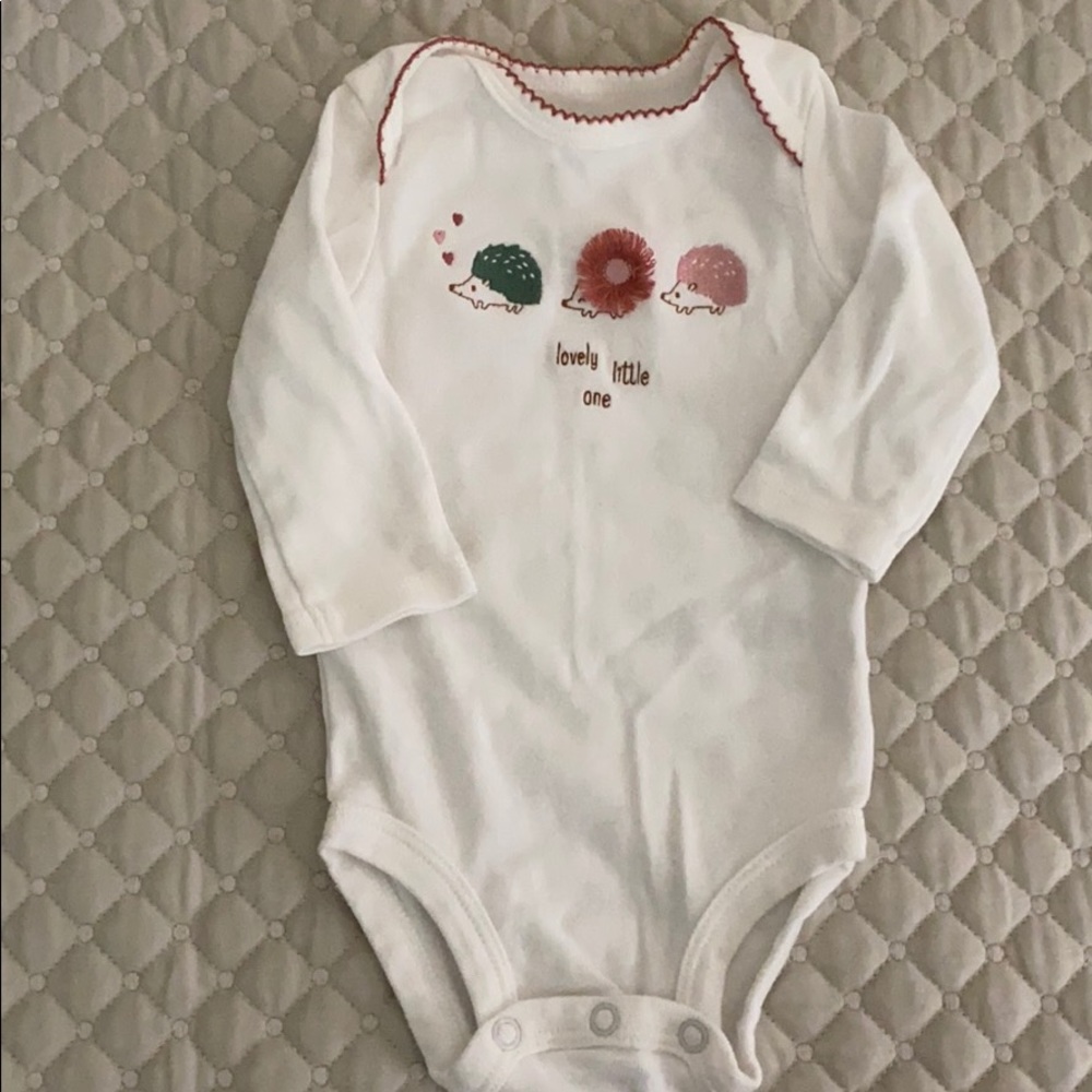 Baby girl long sleeve onesie